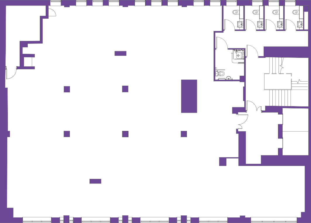 Plan of workspace